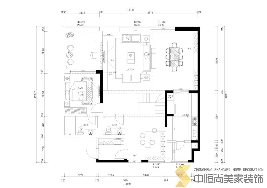 西安,西安家裝,西安家裝設(shè)計(jì),西安小戶(hù)型設(shè)計(jì)公司,裝修案例萬(wàn)科大明宮效果圖