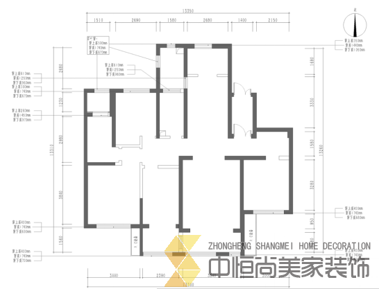 西安,西安家裝,西安家裝設(shè)計,西安小戶型設(shè)計公司,裝修案例丹軒梓園效果圖